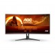 AOC - AOC G2 CU34G2XE/BK pantalla para PC 86,4 cm (34'') 3440 x 1440 Pixeles Negro, Rojo - CU34G2XE/BK